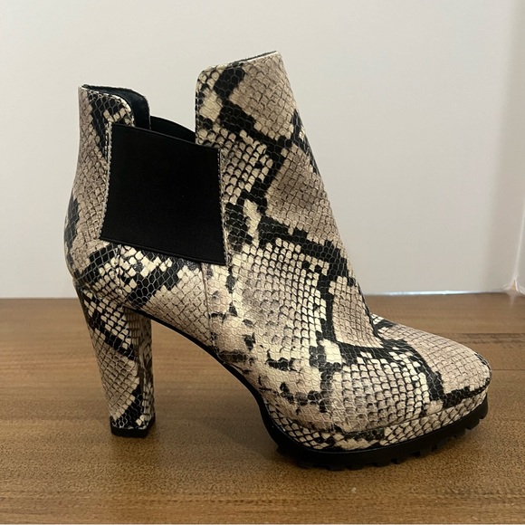 All Saints Sarris Snakeskin Bootie 40 - Picture 15 of 15